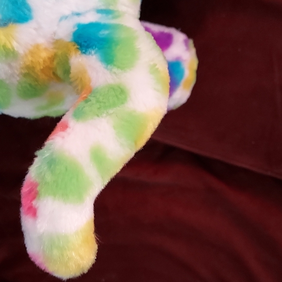 Triceratops Rainbow Hearts Build a Bear 17 inches H x 8 inches W. Multicolors - Picture 8 of 10